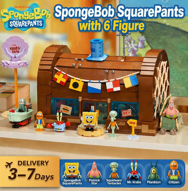 SpongeBob Krusty Krab – gradbeni komplet – slika 31