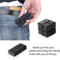 🧩 Alloy & Plastic Infinity Cube – antistresna fidget igrača
