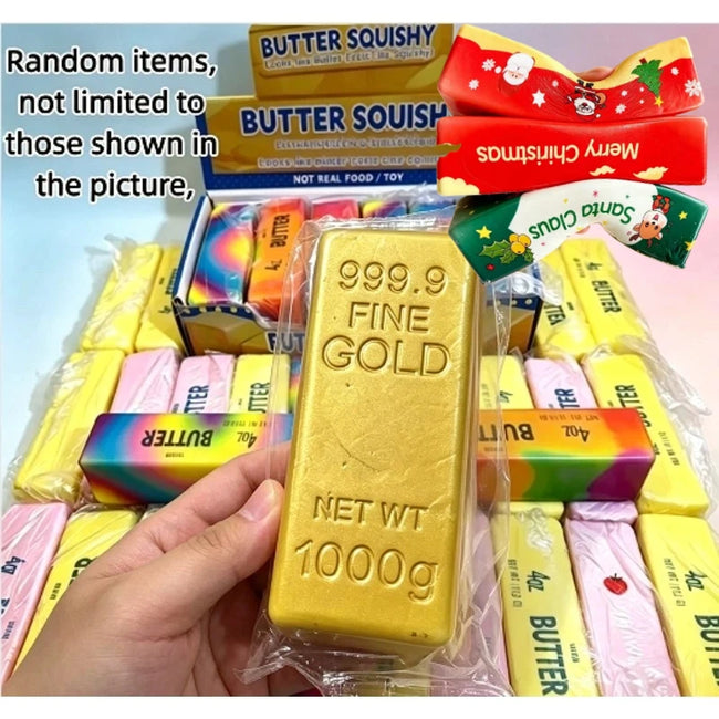 Božična Squishy igrača – počasno vračanje