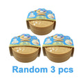 HOT Realistic Giant Dumpling Squeeze Toy with Bamboo Steamer Soft TPR Dough Ball Decompression Fidget Toy Creative Funny Gift