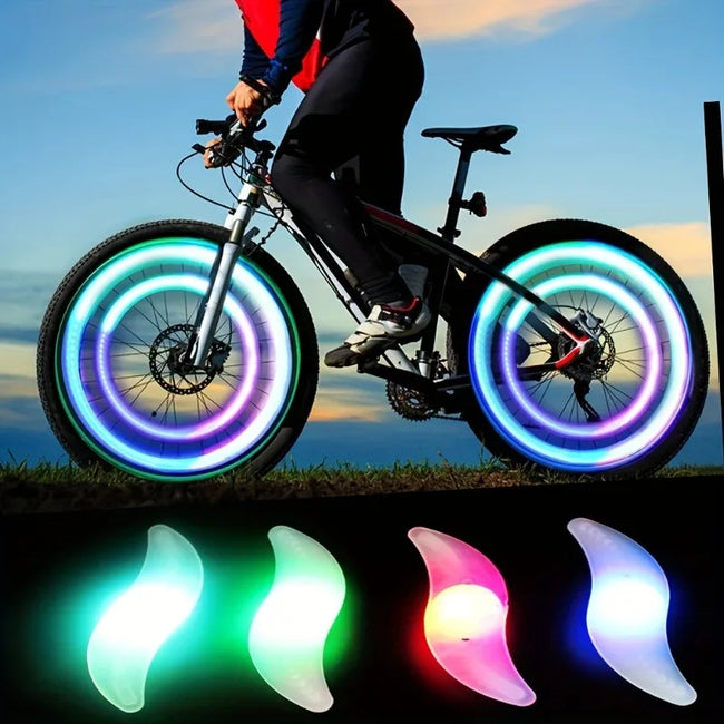 LED lučke za napere kolesa – barvne
