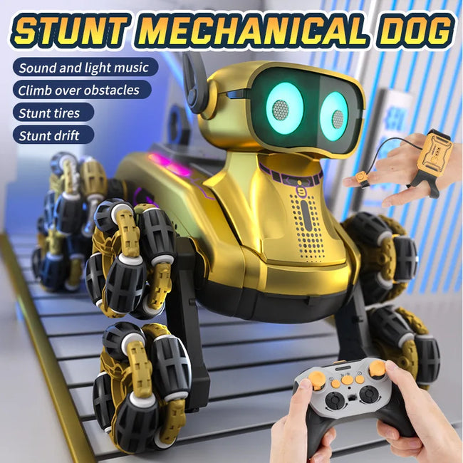 🤖 **RC robotski pes z upravljanjem z gestami in 8 kolesi** 🐶