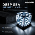 💡 Hypercube LED Namizna Svetilka – 3D infinity efekt