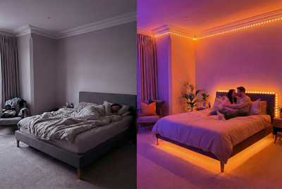 LED lučke + daljinec + aplikacija 😌