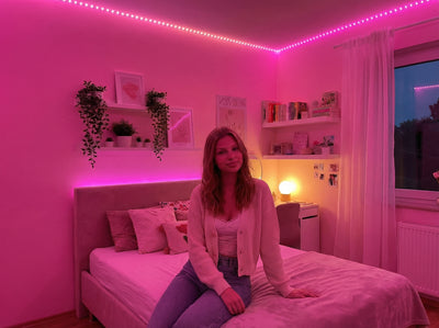 LED lučke + daljinec + aplikacija 😌