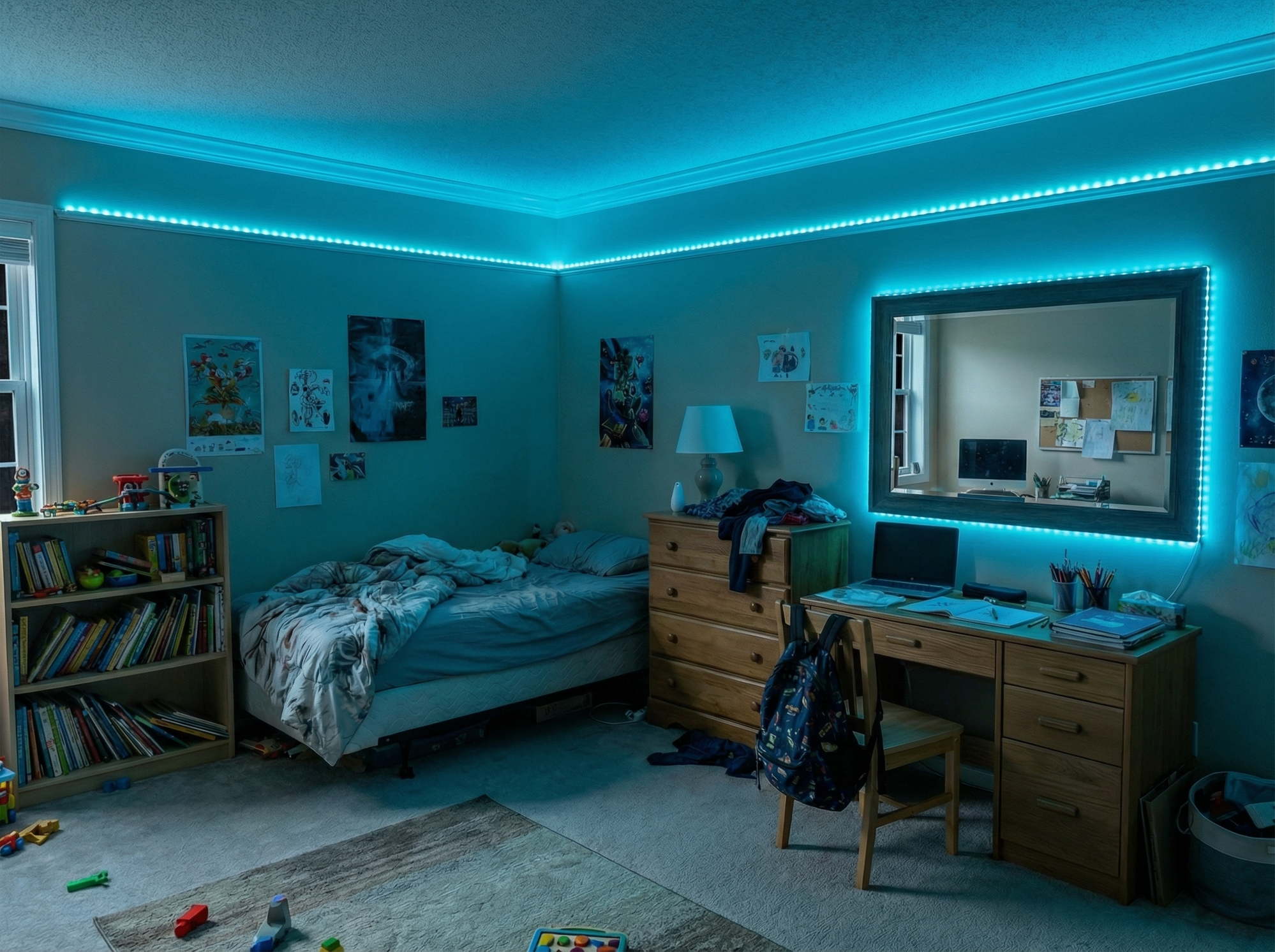 LED lučke + daljinec + aplikacija 😌