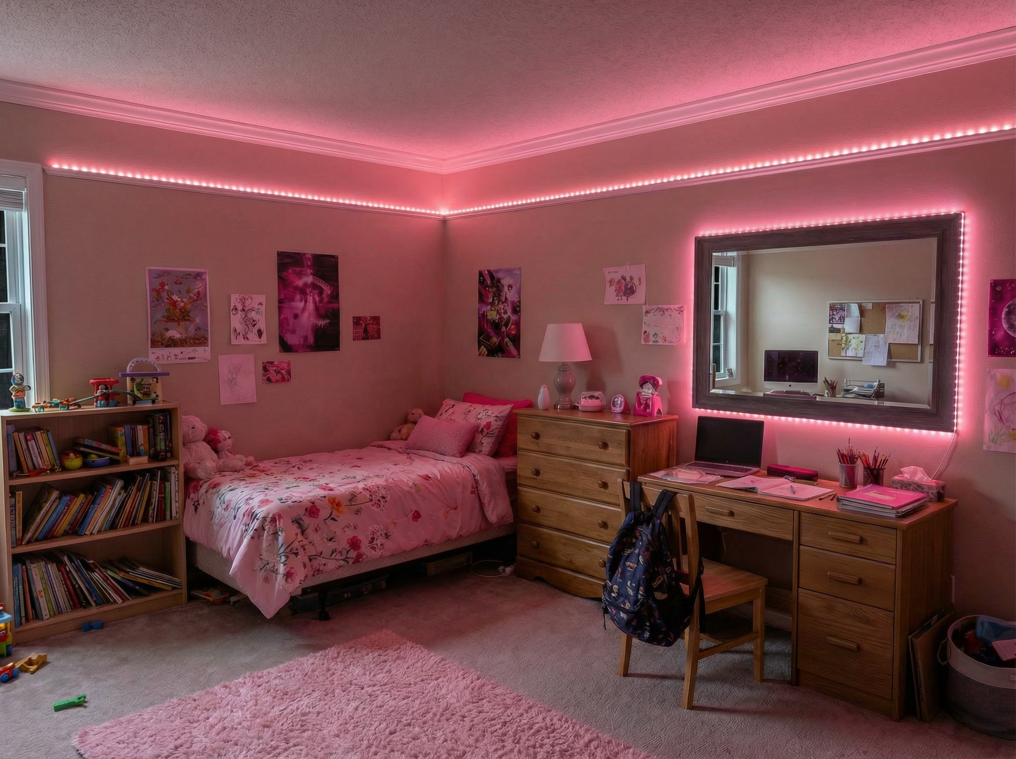 LED lučke + daljinec + aplikacija 😌