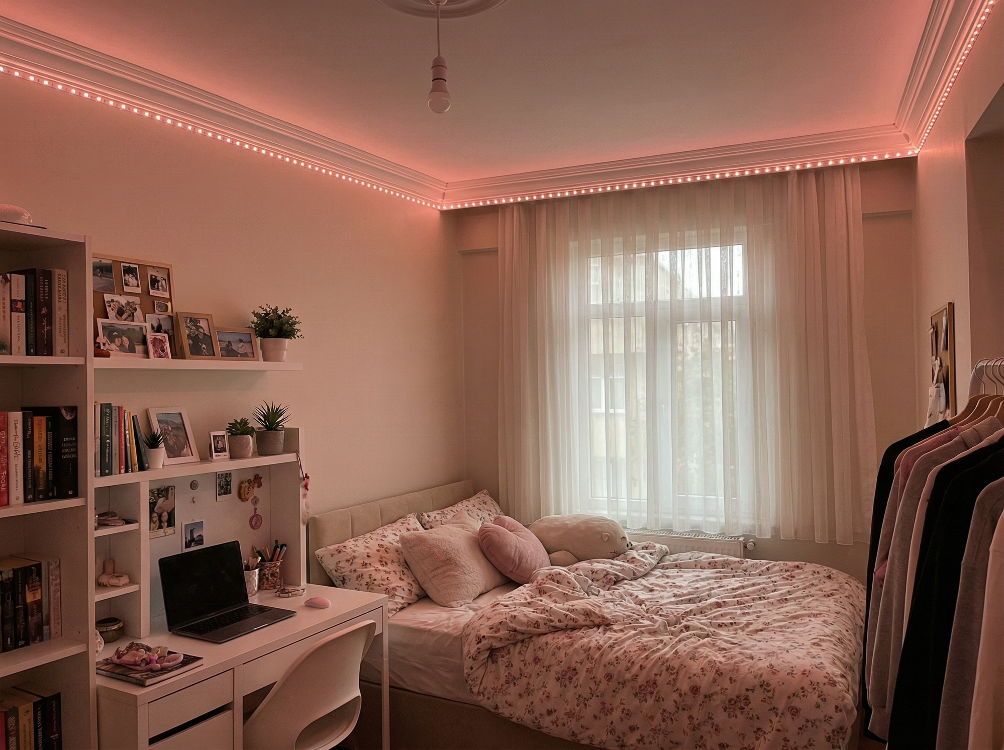 LED lučke + daljinec + aplikacija 😌