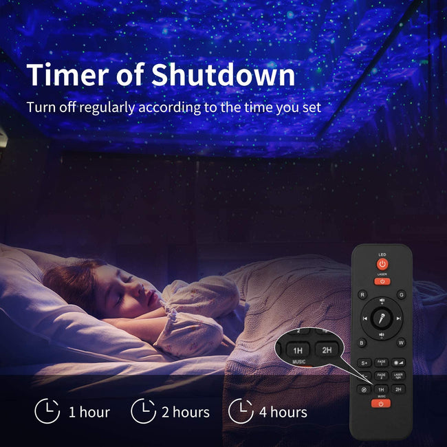 LED noćni projektor svemira i zvijezda + zvučnik 🎵