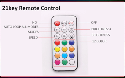 Multi LED svjetla - putujuće boje + RGB 🤩
