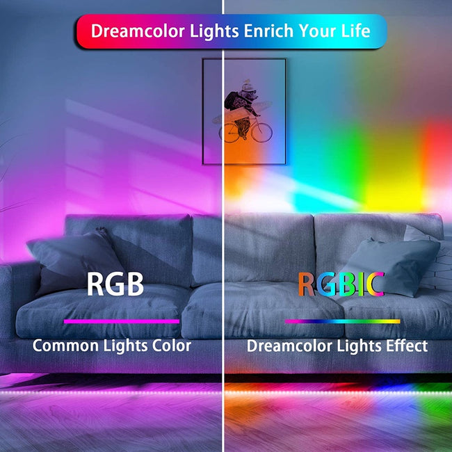 Multi LED svjetla - putujuće boje + RGB 🤩